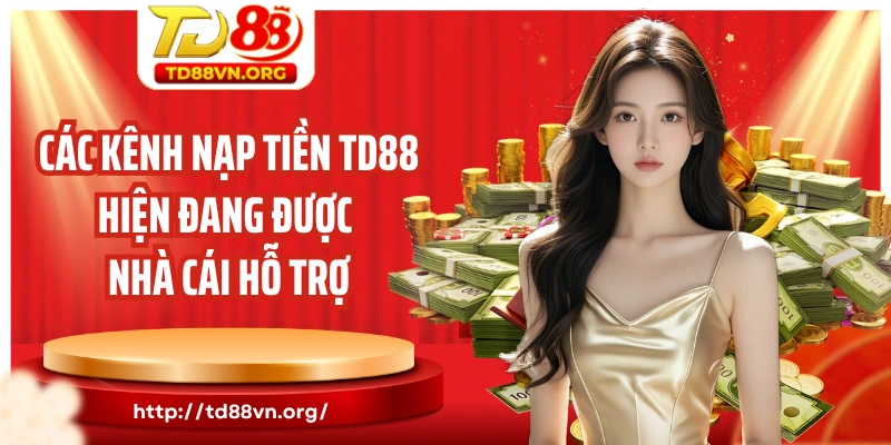 Các kênh nạp tiền TD88 hiện đang được nhà cái hỗ trợ